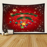 Maxbell Christmas 3D Effect Wall Hanging Tapestry Dormitory Bedspread Beach Towel B