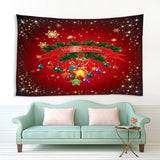 Maxbell Christmas 3D Effect Wall Hanging Tapestry Dormitory Bedspread Beach Towel B