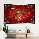 Maxbell Christmas 3D Effect Wall Hanging Tapestry Dormitory Bedspread Beach Towel B