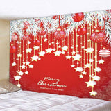 Maxbell Christmas 3D Effect Wall Hanging Tapestry Dormitory Bedspread Beach Towel C