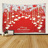 Maxbell Christmas 3D Effect Wall Hanging Tapestry Dormitory Bedspread Beach Towel C