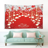 Maxbell Christmas 3D Effect Wall Hanging Tapestry Dormitory Bedspread Beach Towel C