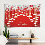 Maxbell Christmas 3D Effect Wall Hanging Tapestry Dormitory Bedspread Beach Towel C