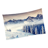 Maxbell Christmas 3D Effect Wall Hanging Tapestry Dormitory Bedspread Beach Towel D