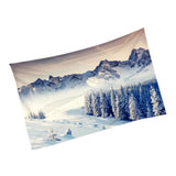 Maxbell Christmas 3D Effect Wall Hanging Tapestry Dormitory Bedspread Beach Towel D