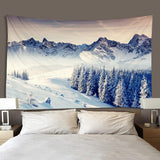 Maxbell Christmas 3D Effect Wall Hanging Tapestry Dormitory Bedspread Beach Towel D