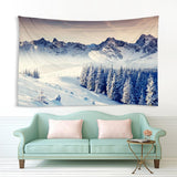Maxbell Christmas 3D Effect Wall Hanging Tapestry Dormitory Bedspread Beach Towel D