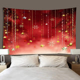Maxbell Christmas 3D Effect Wall Hanging Tapestry Dormitory Bedspread Beach Towel G