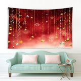 Maxbell Christmas 3D Effect Wall Hanging Tapestry Dormitory Bedspread Beach Towel G