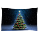 Maxbell Christmas 3D Effect Wall Hanging Tapestry Dormitory Bedspread Beach Towel H