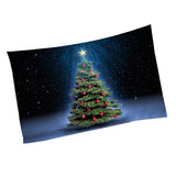 Maxbell Christmas 3D Effect Wall Hanging Tapestry Dormitory Bedspread Beach Towel H
