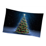 Maxbell Christmas 3D Effect Wall Hanging Tapestry Dormitory Bedspread Beach Towel H