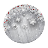 Maxbell 3D Printing Pattern Christmas Waterproof Table Cloth 1.2m A