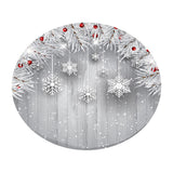 Maxbell 3D Printing Pattern Christmas Waterproof Table Cloth 1.2m A