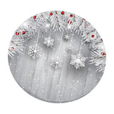 Maxbell 3D Printing Pattern Christmas Waterproof Table Cloth 1.2m A