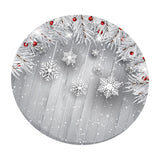 Maxbell 3D Printing Pattern Christmas Waterproof Table Cloth 1.2m A