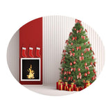 Maxbell 48'' Round Table Cover Tablecloth Oil-Proof & Waterproof Christmas Tree