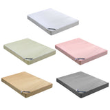 Maxbell Waterproof Fitted Bedding Mattress Cover Towel Cloth Bed Sheet White_L