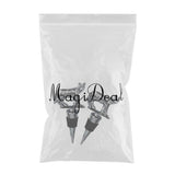 Maxbell 2 Pcs Christmas Wine Bottle Metal Stopper Parties Bar Supplies Tiger Shaped