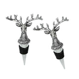 Maxbell 2 Pcs Christmas Wine Champagne Bottle Stopper Reindeer Shaped Party Supplies