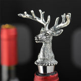 Maxbell 2 Pcs Christmas Wine Champagne Bottle Stopper Reindeer Shaped Party Supplies