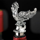 Maxbell 2 Pcs Christmas Wine Bottle Metal Stopper Parties Bar Supplies   Bird Shaped
