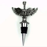 Maxbell 2 Pcs Christmas Wine Bottle Metal Stopper Parties Bar Supplies   Bird Shaped