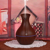 Maxbell 130ml Wood Grain USB Air Mist Humidifier Essential Oil Diffuser Coffee