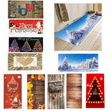 Maxbell Christmas Floor Mat Living Room Area Carpet Rug 47x16inch Christmas Tree