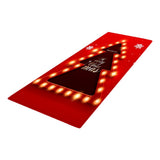 Maxbell Christmas Floor Mat Living Room Area Carpet Rug 47x16inch Christmas Tree