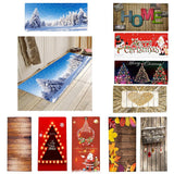 Maxbell Christmas Floor Mat Living Room Area Carpet Rug 47x16inch Christmas Tree