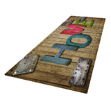 Maxbell Christmas Floor Mat Living Room Area Carpet Rug 60x180cm D