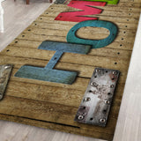 Maxbell Christmas Floor Mat Living Room Area Carpet Rug 60x180cm D