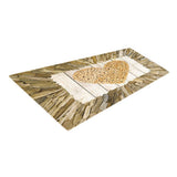 Maxbell Christmas Floor Mat Living Room Area Carpet Rug 47x16inch Heart