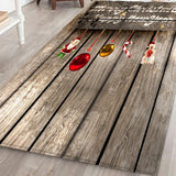 Maxbell Christmas Floor Mat Living Room Area Carpet Rug 60x180cm F