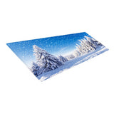 Maxbell Christmas Floor Mat Living Room Area Carpet Rug 47x16inch Snow