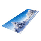 Maxbell Christmas Floor Mat Living Room Area Carpet Rug 47x16inch Snow