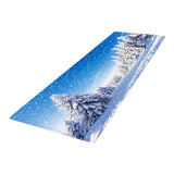 Maxbell Christmas Floor Mat Living Room Area Carpet Rug 47x16inch Snow