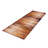 Maxbell Christmas Floor Mat Living Room Area Carpet Rug 47x16inch Wood Floor