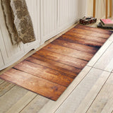 Maxbell Christmas Floor Mat Living Room Area Carpet Rug 47x16inch Wood Floor