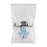 Maxbell Felt Snowman Christmas Wall Ornaments Holiday Decorations Blue Scarf