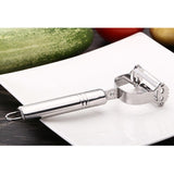 2-in-1 Stainless Steel  Kitchen Peel Remove Utensil  Vegetable Scratch Knife