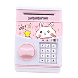 Maxbell Maxbell Electronic Cash Roller Piggy Bank Coin Money Saving Box Kids Toy Pink Rabbit