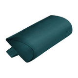 Maxbell Lounge Chair Lunch Break Folding Wicker Chair Sponge Pillow Dark Green