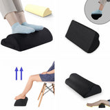 Foot Rest Under Desk Non-Slip Ergonomic Footrest Foam Cushion Leg Clearance