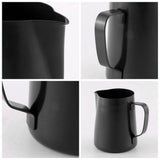 Latte Art Milk Frothing Pitcher Milk Chocolate Milk Espresso Jug Black