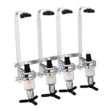 Maxbell 2xWall Mount 4-station Liquor Wine Dispenser Machine Bar Drinking Pourers 45ml