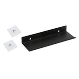 Damage-Free Floating Wall Mount Shelf for Home Organizer Office Speaker Black M