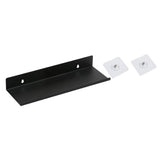 Damage-Free Floating Wall Mount Shelf for Home Organizer Office Speaker Black M