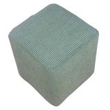 Foot Stool Slipcover Stretch Ottoman Rectangle Footstool Cover Green